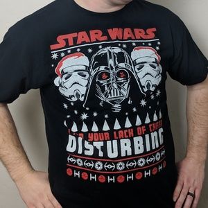 Men's Star Wars Christmas T-shirt - L